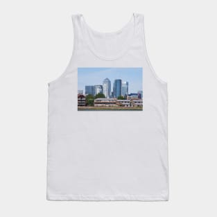 Canary Wharf Skyline - view from Greenwich Tank Top